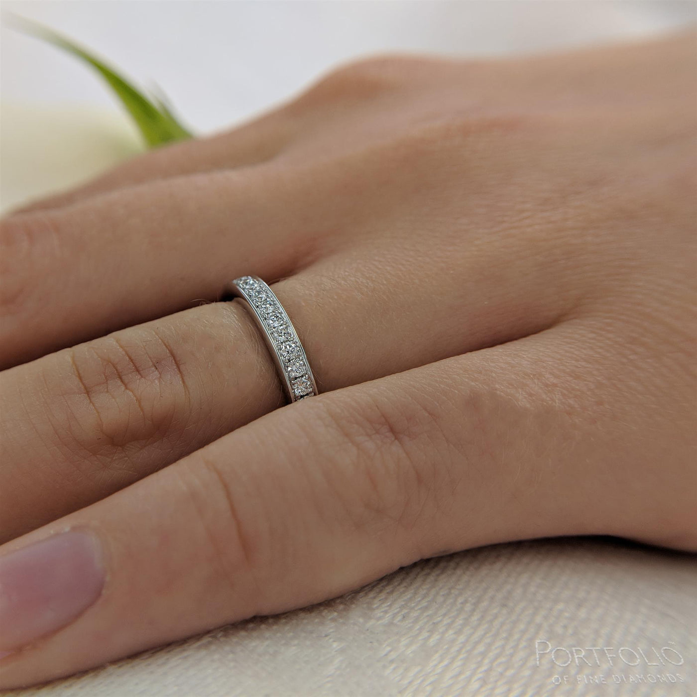 0.24ct Diamond Platinum Wedding Ring