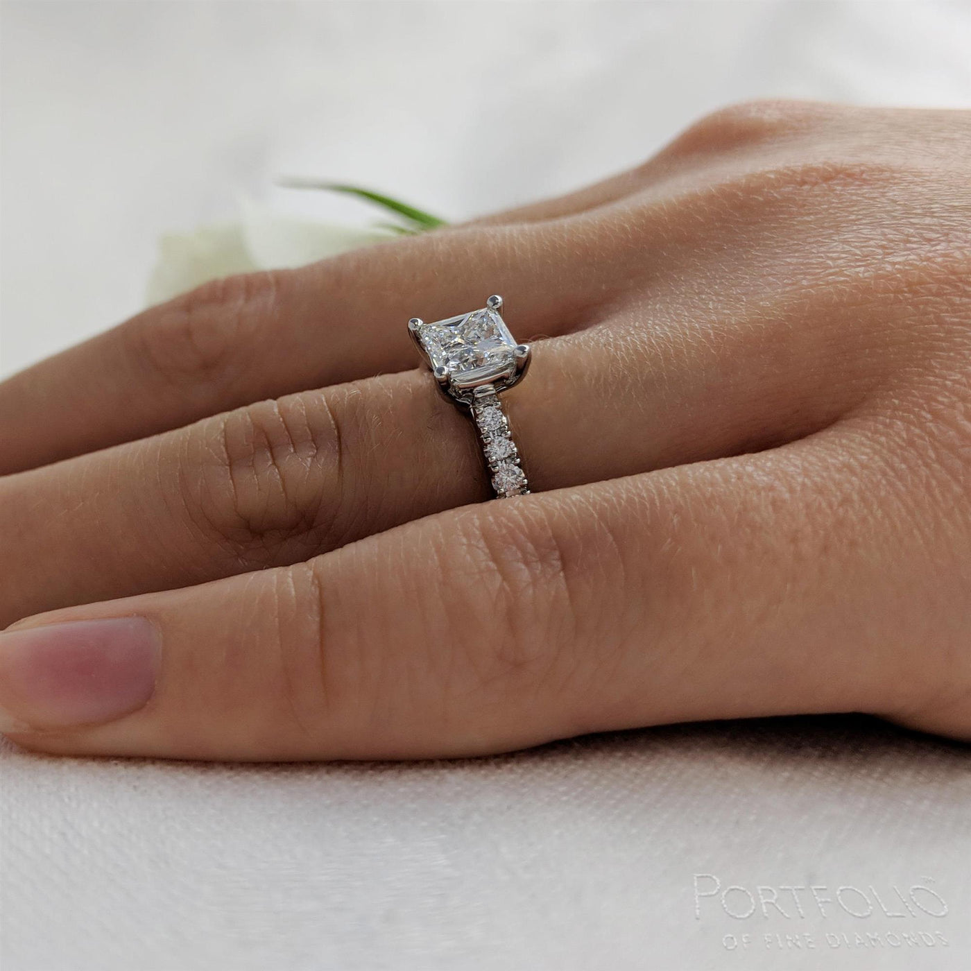 Solitaire 1.06ct G SI1 Diamond Platinum Ring