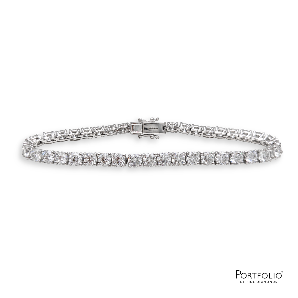 8.60ct Diamond Platinum Bracelet