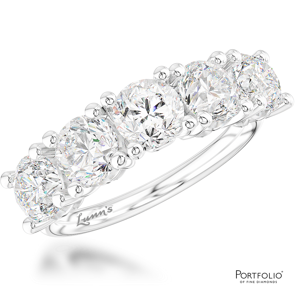 1.00ct Diamond Platinum Wedding Ring