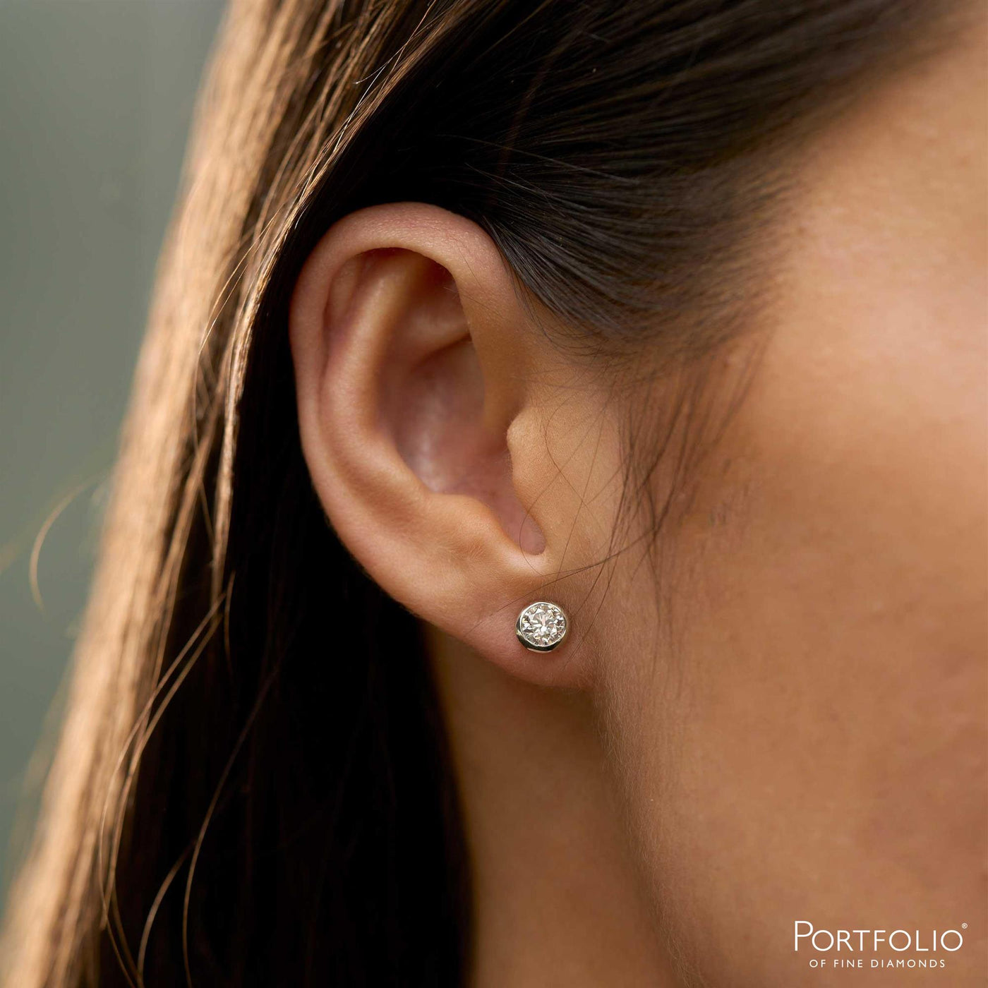 0.60ct Diamond Platinum Earrings