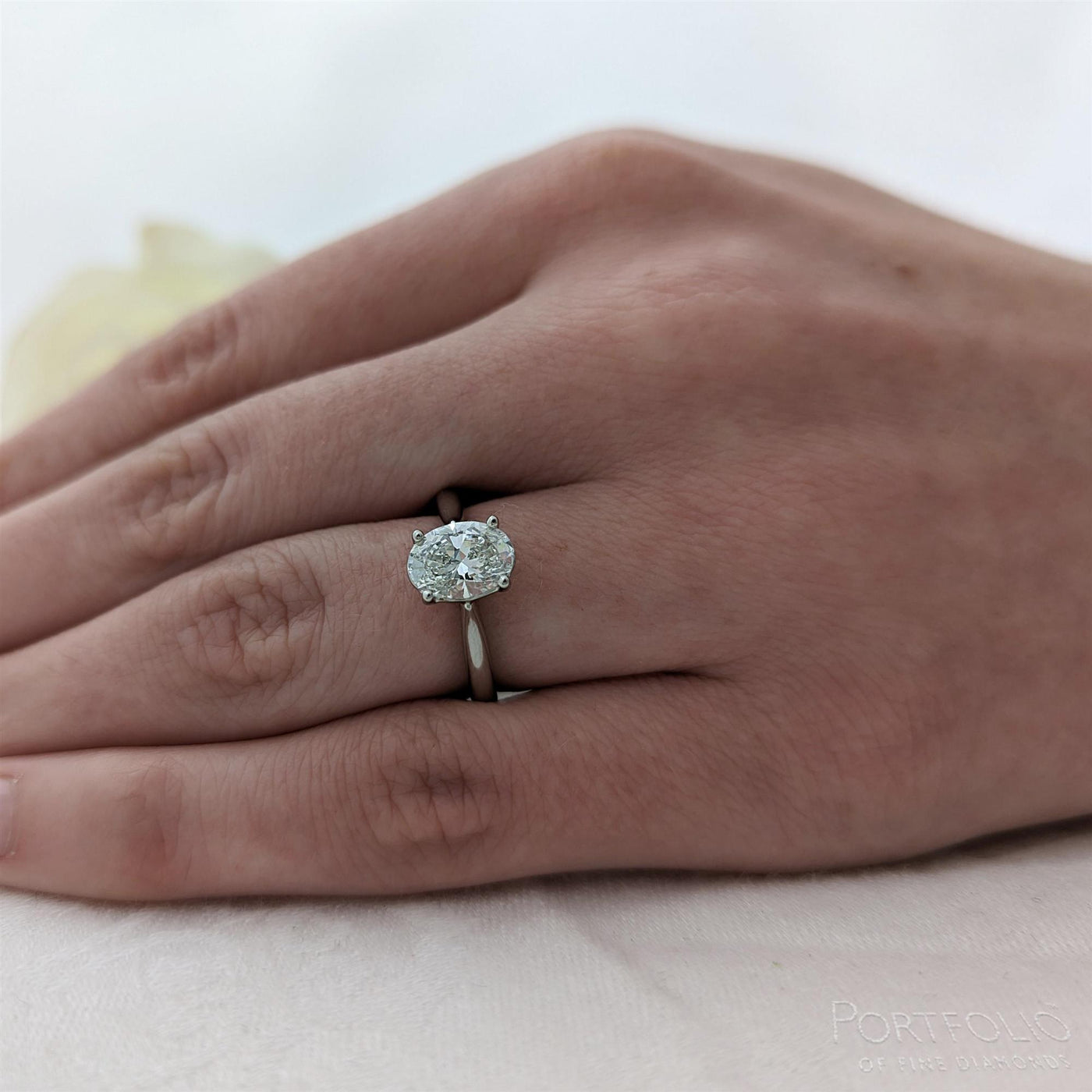 Solitaire 1.26ct G VS2 Diamond Platinum Ring