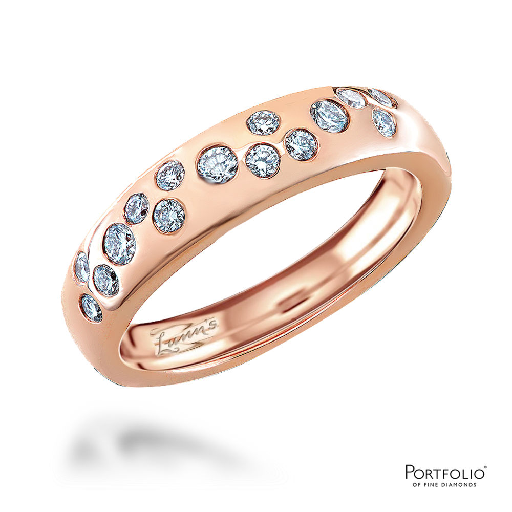 18ct Gold Diamond Set Wedding Ring