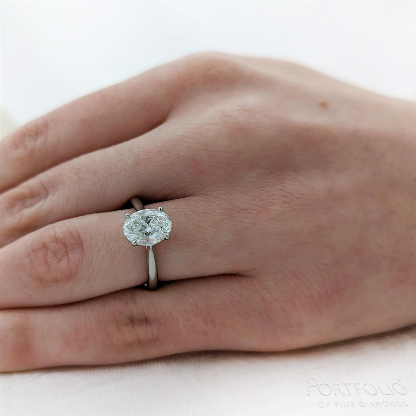 Solitaire 1.70ct H SI1 Diamond Platinum Ring