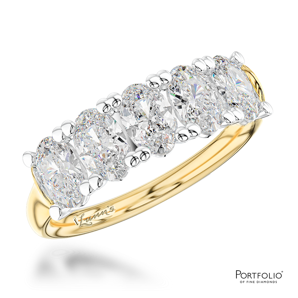 0.32ct E VS1 Diamond Yellow Gold/Platinum Wedding Ring