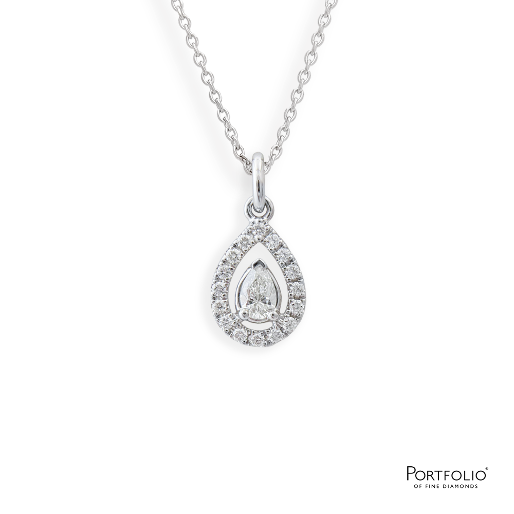 0.28ct Diamond Platinum Pendant