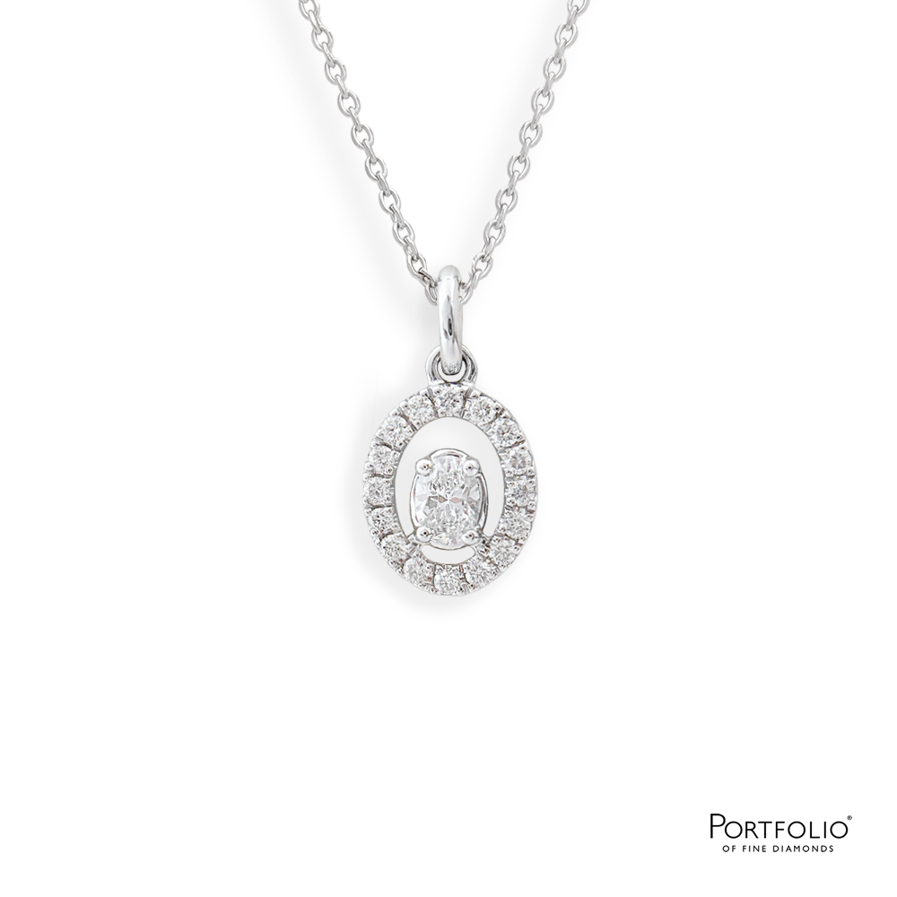0.26ct Diamond Platinum Pendant