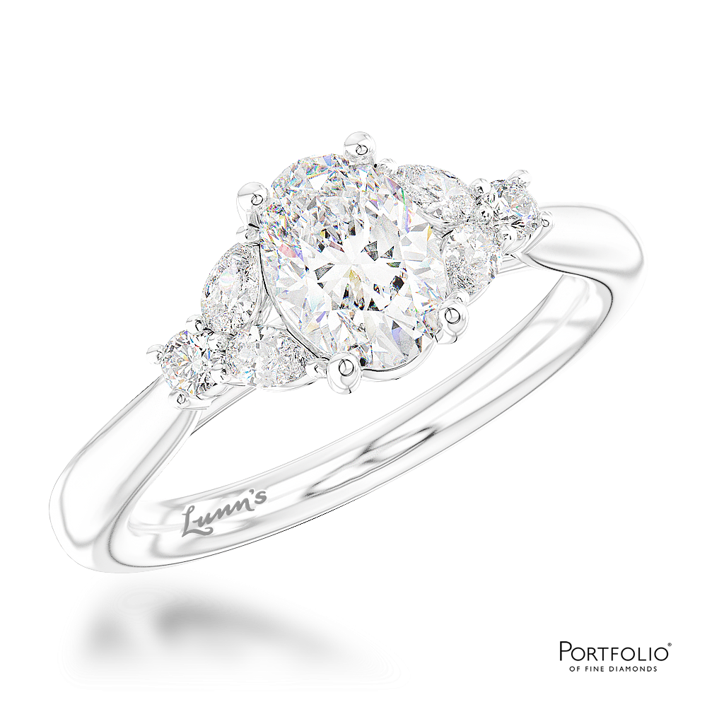 Solitaire 0.90ct E VS2 Diamond Platinum Ring