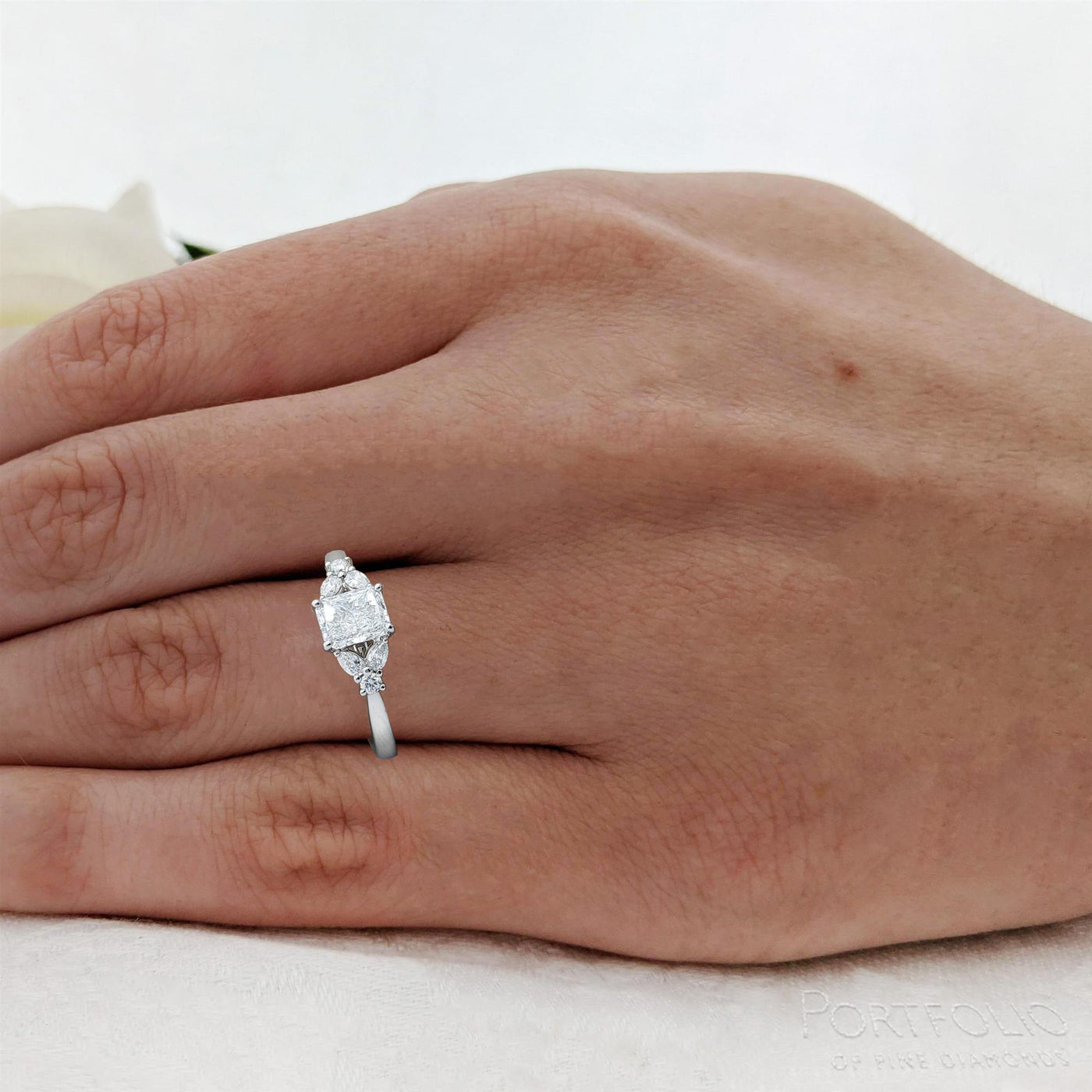 Solitaire 0.70ct D VS1 Diamond Platinum Ring