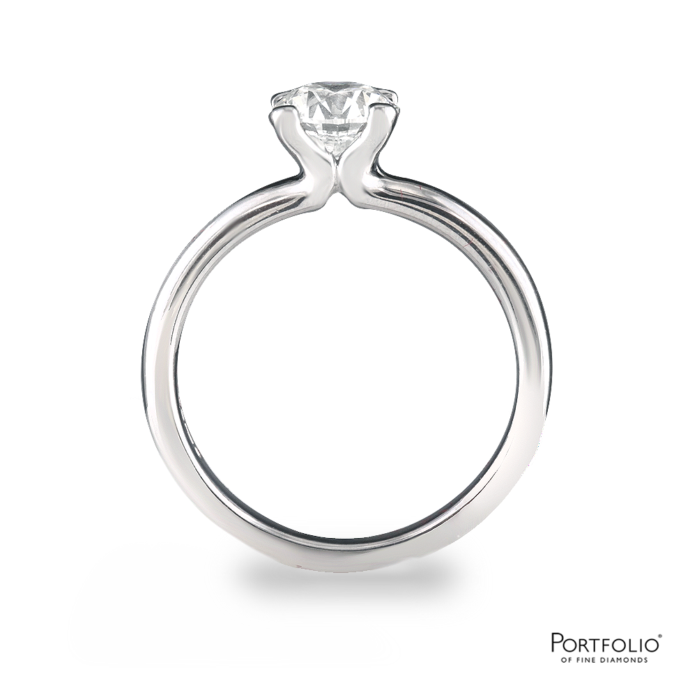 Pre-Owned Solitaire 1.01ct J VS2 Diamond Platinum Ring