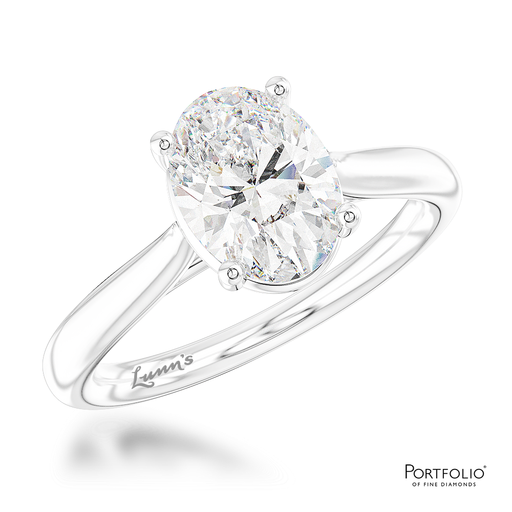 Solitaire 1.50ct G SI2 Diamond Platinum Ring
