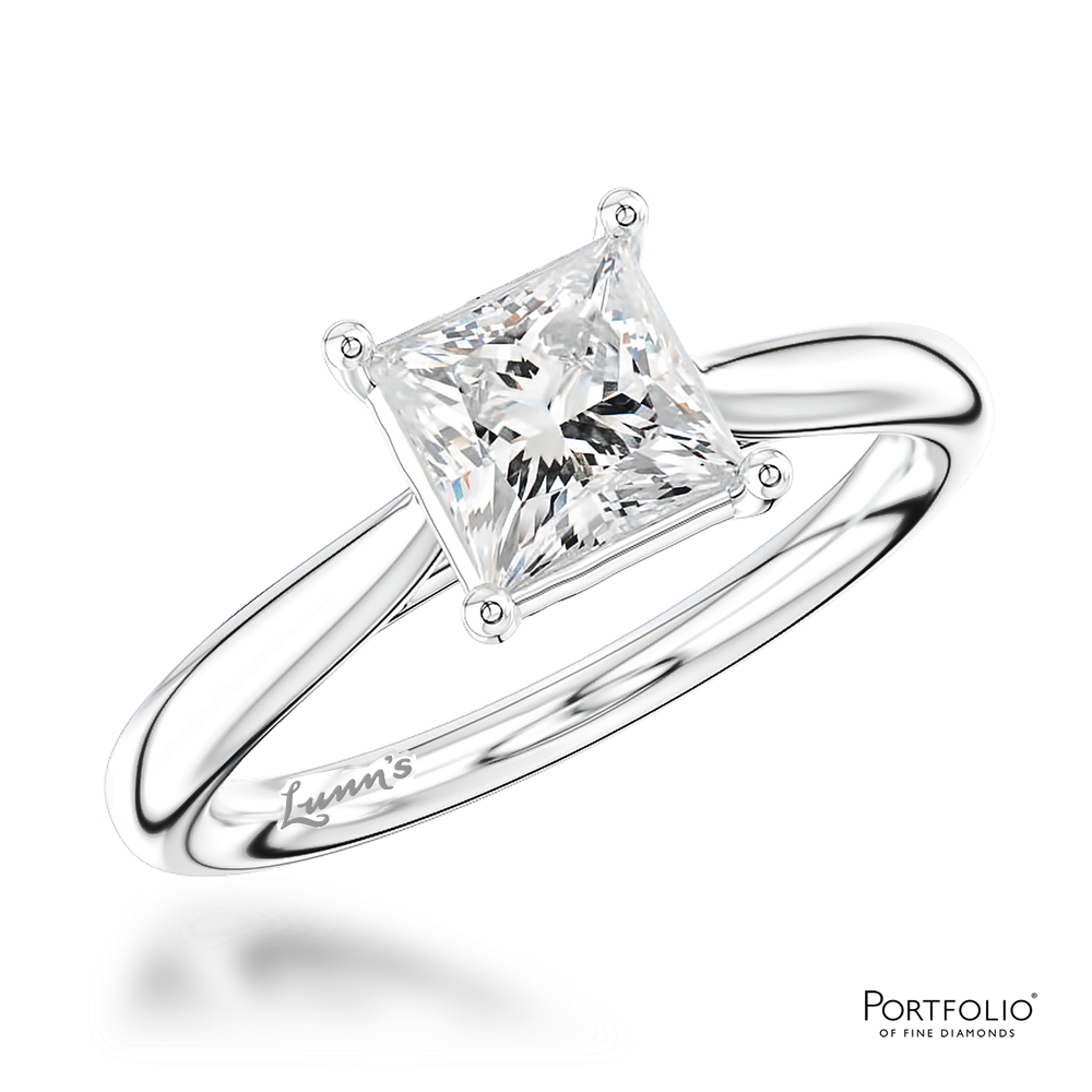 Solitaire 1.01ct G VS1 Diamond Platinum Ring