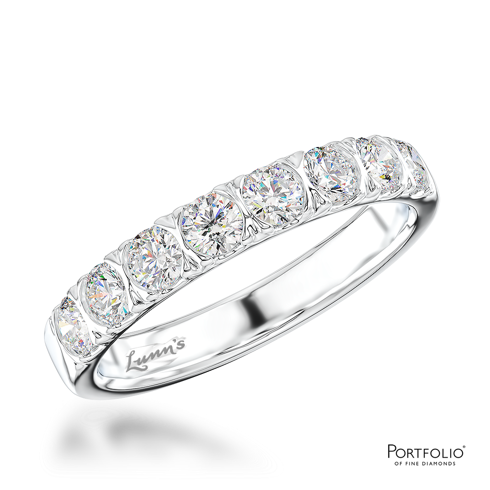 0.72ct Diamond Platinum Wedding Ring