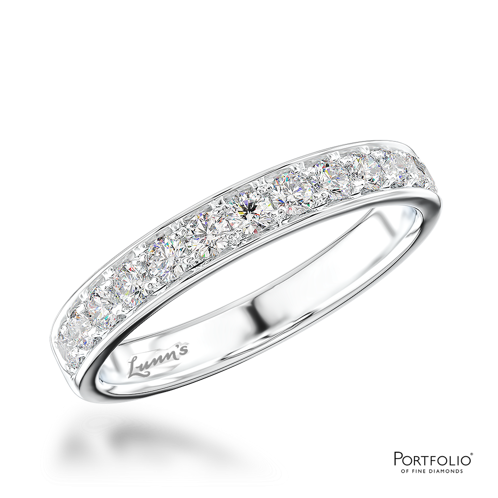 0.43ct Diamond Platinum Wedding Ring