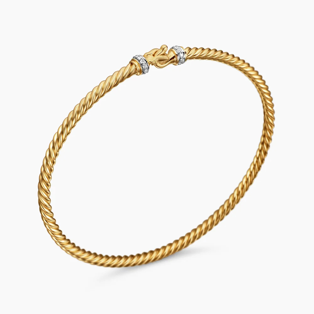 David Yurman Buckle Classic Cable Bracelet