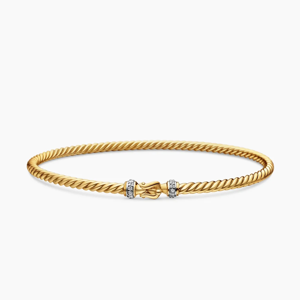 David Yurman Buckle Classic Cable Bracelet