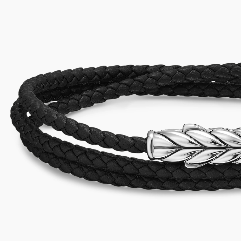 David Yurman Chevron Triple Wrap Bracelet