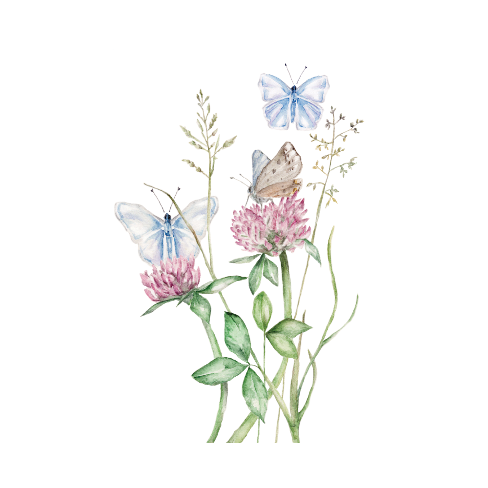 Butterfly Meadow Aquamarine and Diamond Ring