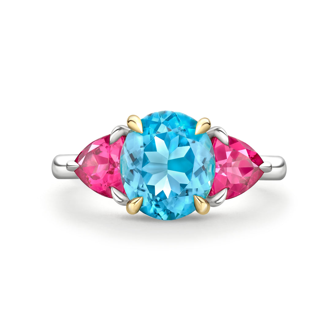 Indicolite with Rubellite