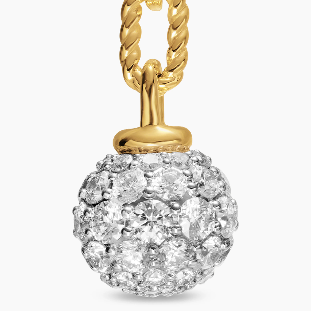 David Yurman Madison® Pavé Bead Drop Earrings