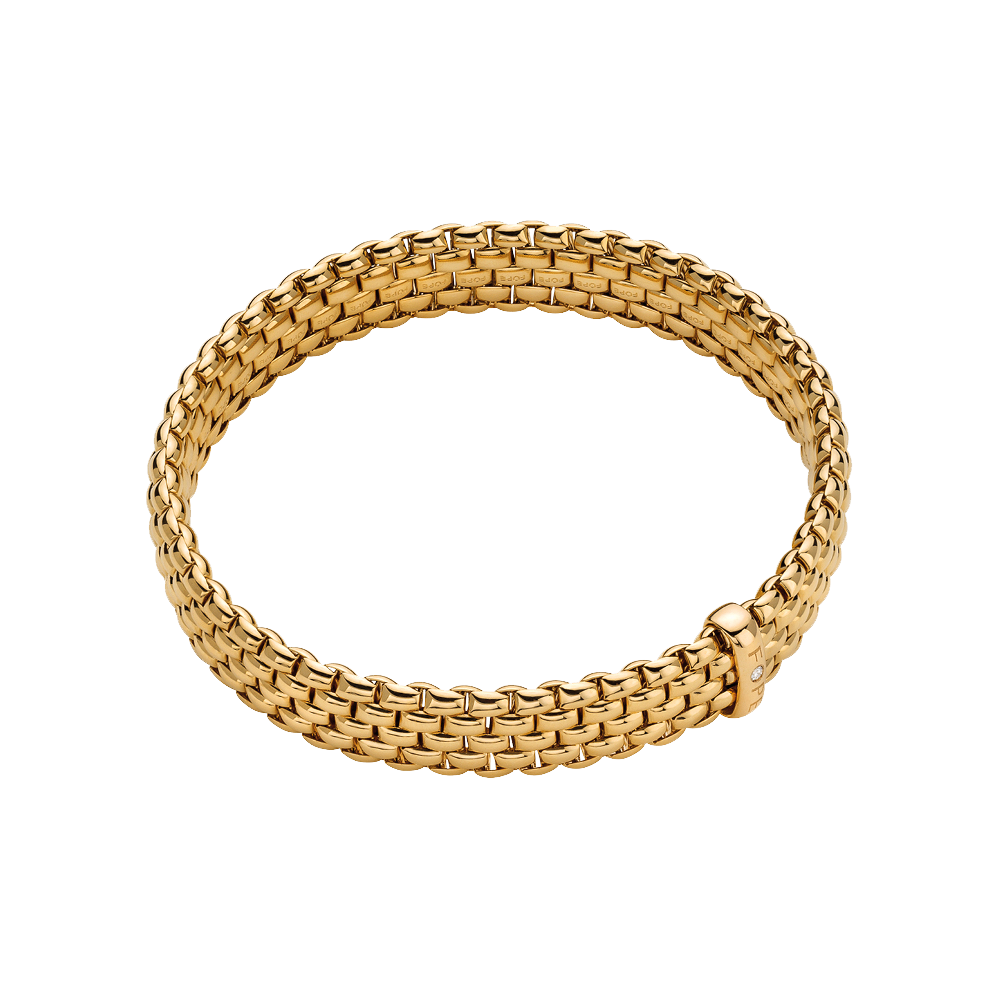 FOPE Panorama Flex'it Bracelet with a Single Diamond