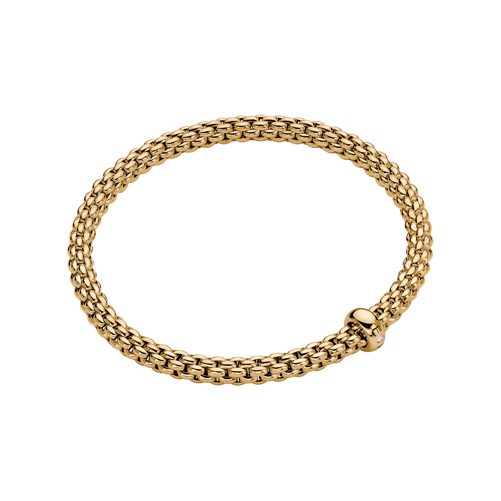 FOPE Solo Flex'it Bracelet with a Single Diamond