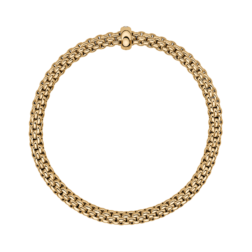 FOPE Solo Flex'it Bracelet with a Single Diamond