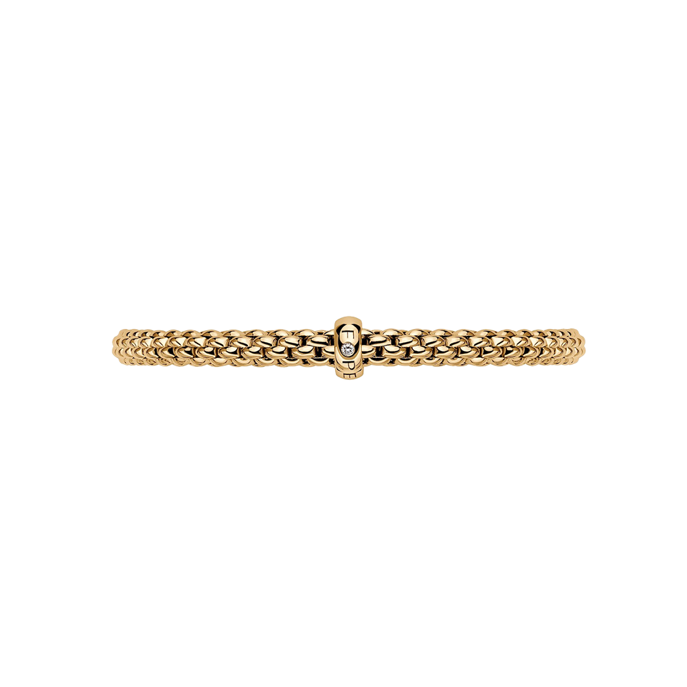 FOPE Solo Flex'it Bracelet with a White Diamond