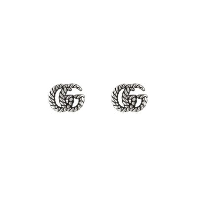 Gucci Double G Marmont Silver Earrings