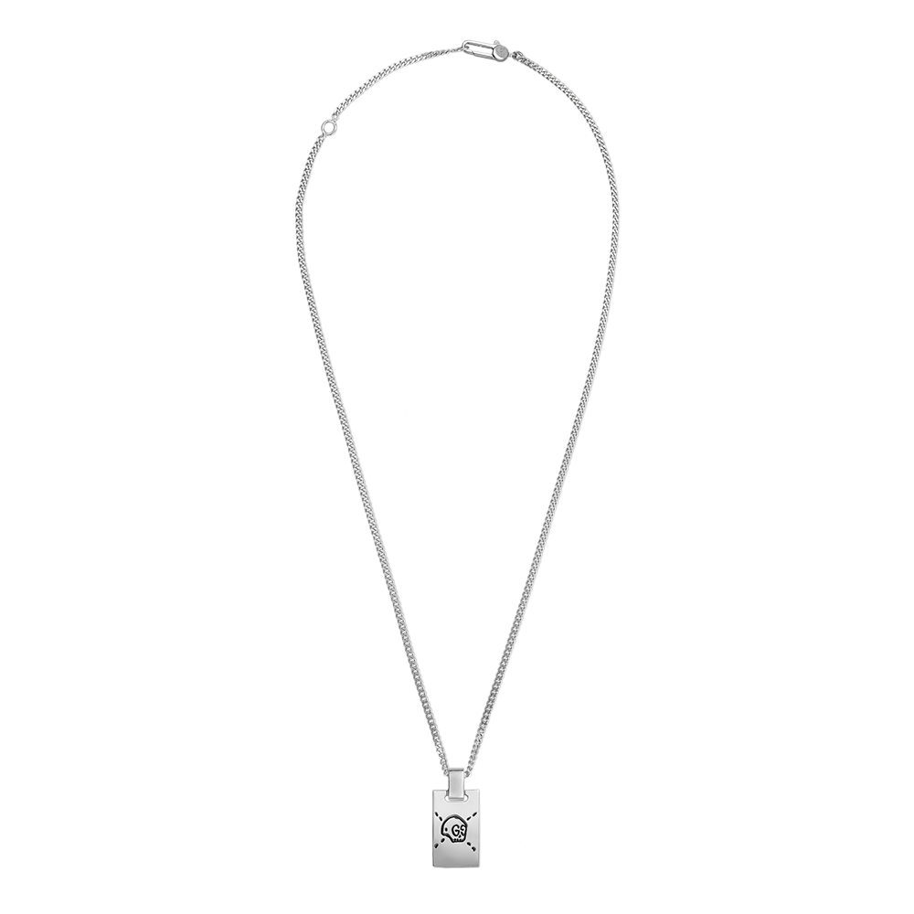 Gucci GucciGhost Silver Pendant Necklace