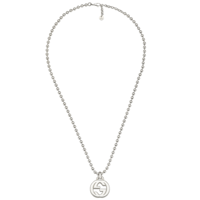 Gucci Interlocking G Silver Necklace