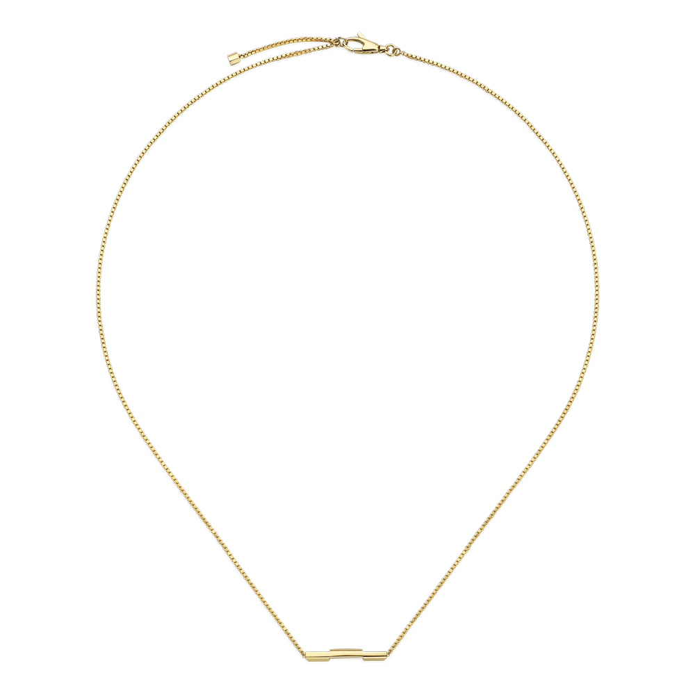 Gucci Link to Love 18ct Yellow Gold Necklace with Gucci Bar