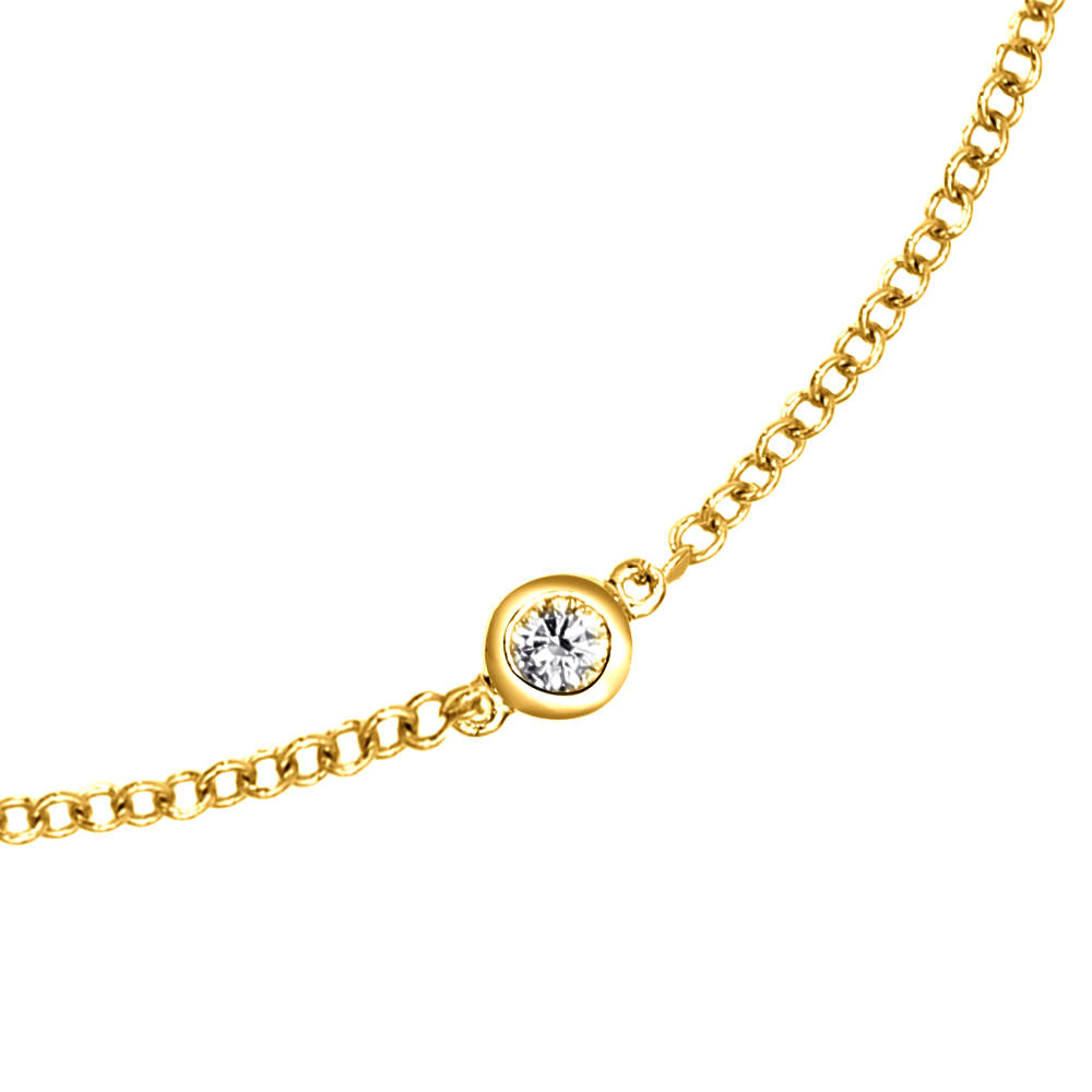 Love Diamonds by Portfolio of Fine Diamonds Gold Bracelet