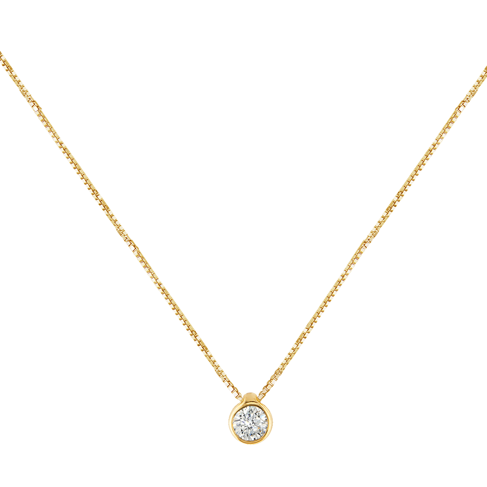 Love Diamonds by Portfolio of Fine Diamonds Gold Necklace