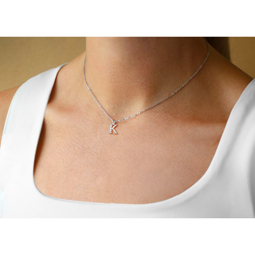 Love Letters K Necklace