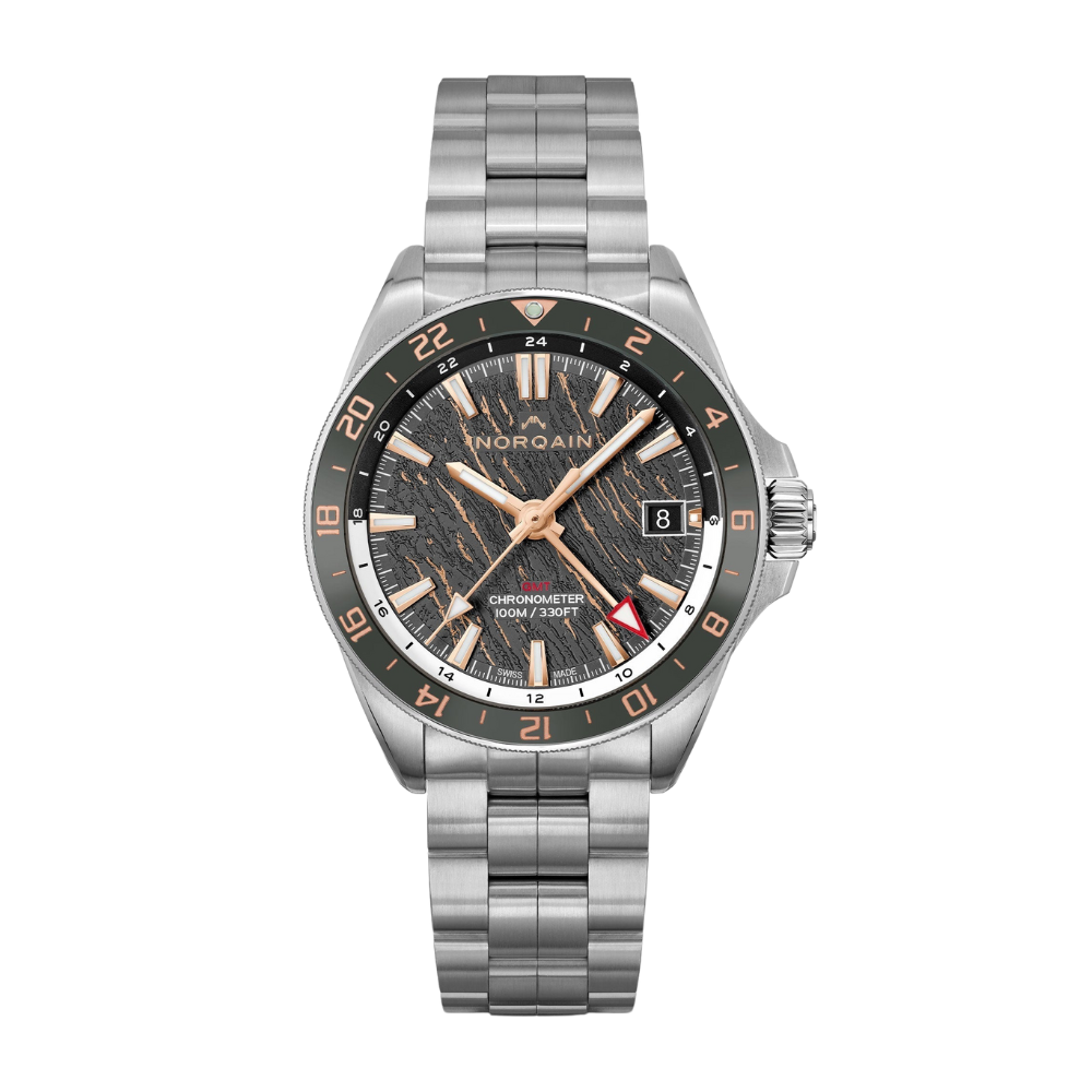 NORQAIN NEVEREST GMT Glacier 41mm N1100.22S02.G01.S02