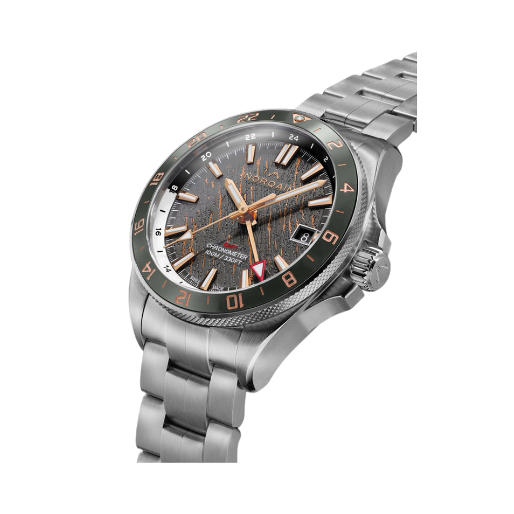 NORQAIN NEVEREST GMT Glacier 41mm N1100.22S02.G01.S02