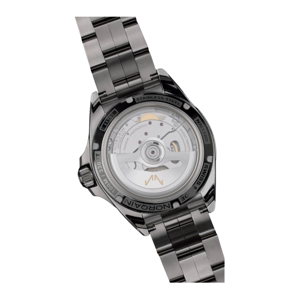 NORQAIN NEVEREST GMT Glacier 41mm N1100.22S02.G01.S02