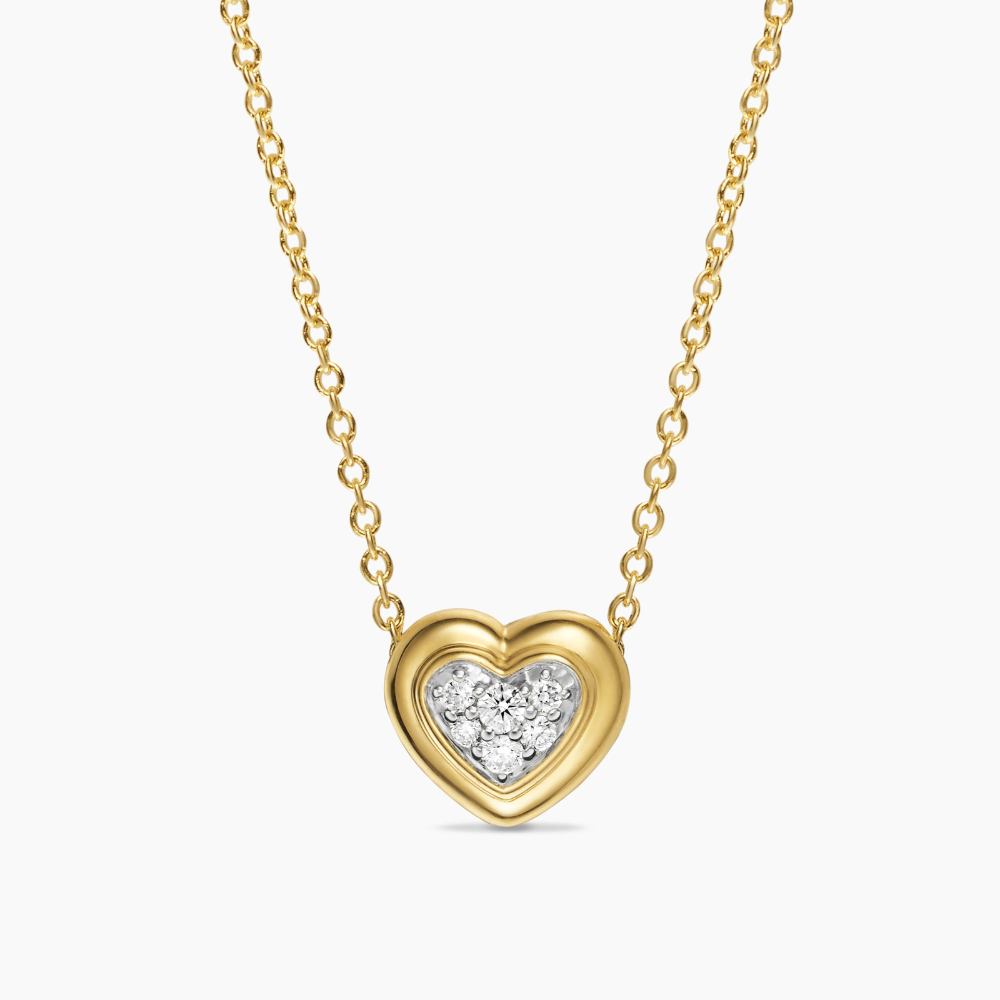 David Yurman Puffy Heart Pendant Necklace