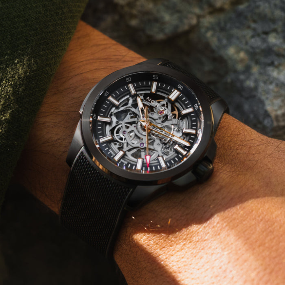 NORQAIN Independence Skeleton 42mm N3000.07B01.A01.R01