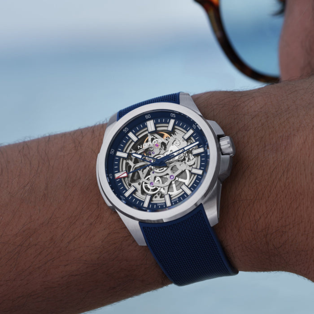 NORQAIN Independence Skeleton 42mm N3000.07S01.B02.R01