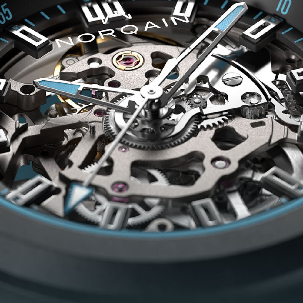 NORQAIN Wild ONE Skeleton 39mm N3001.07Q02.B02.R01