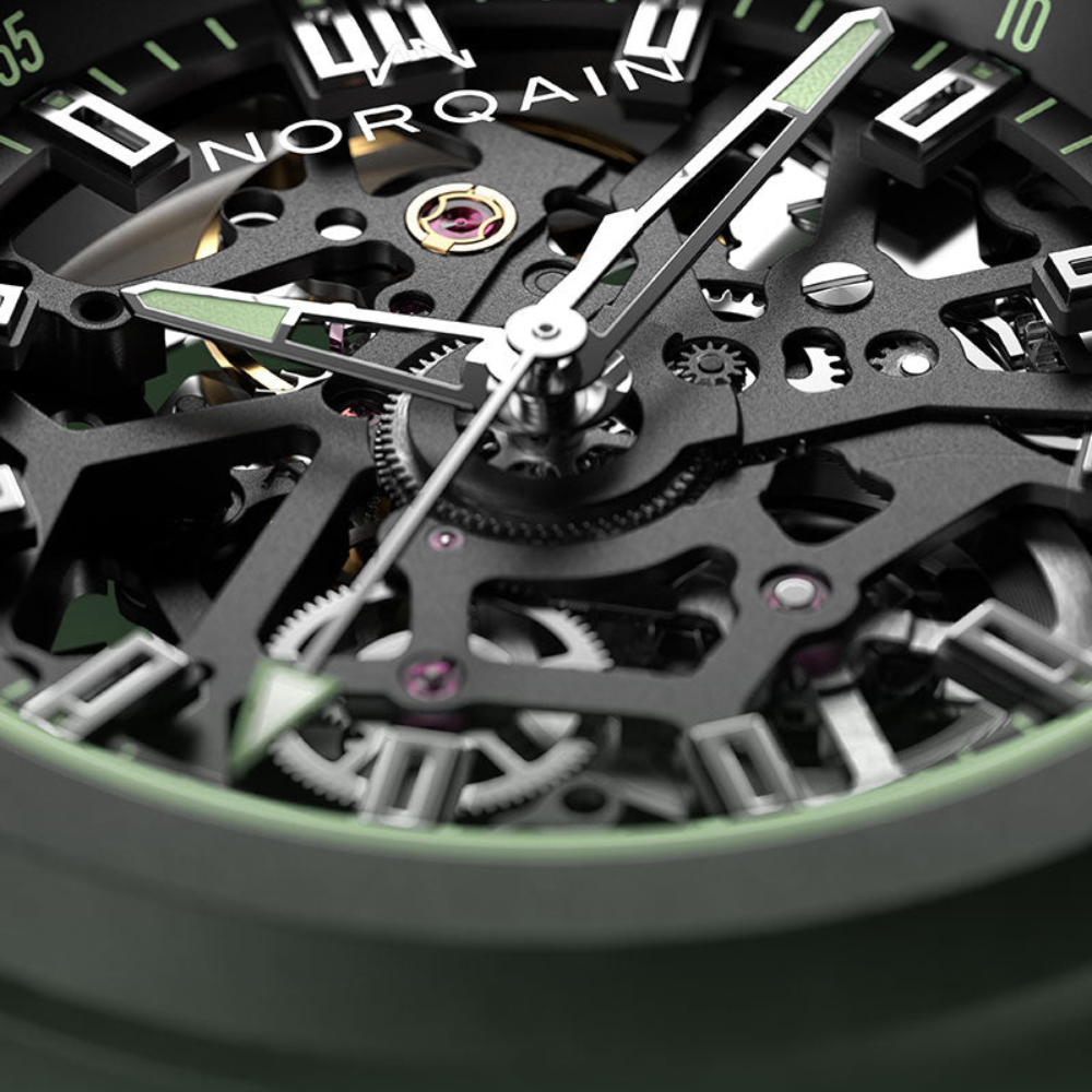 NORQAIN Wild ONE Skeleton 39mm Limited Edition N3001.07Q03.B01.R01