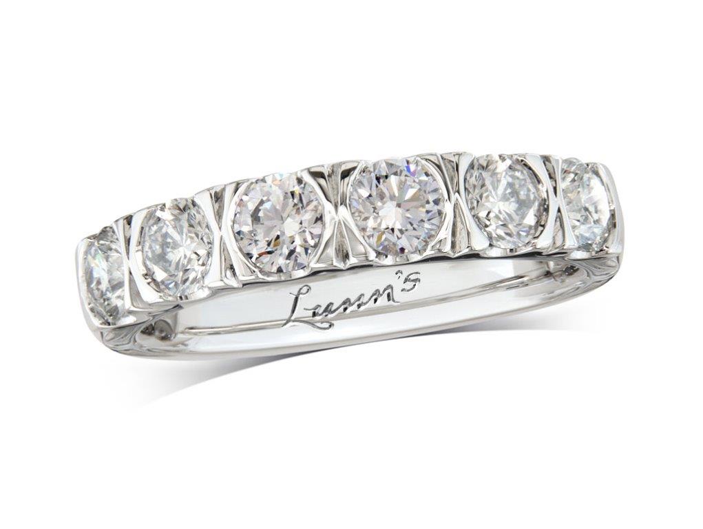 1.20ct Diamond Platinum Wedding Ring