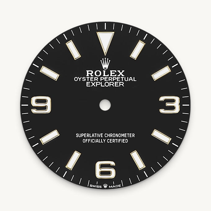 Black dial