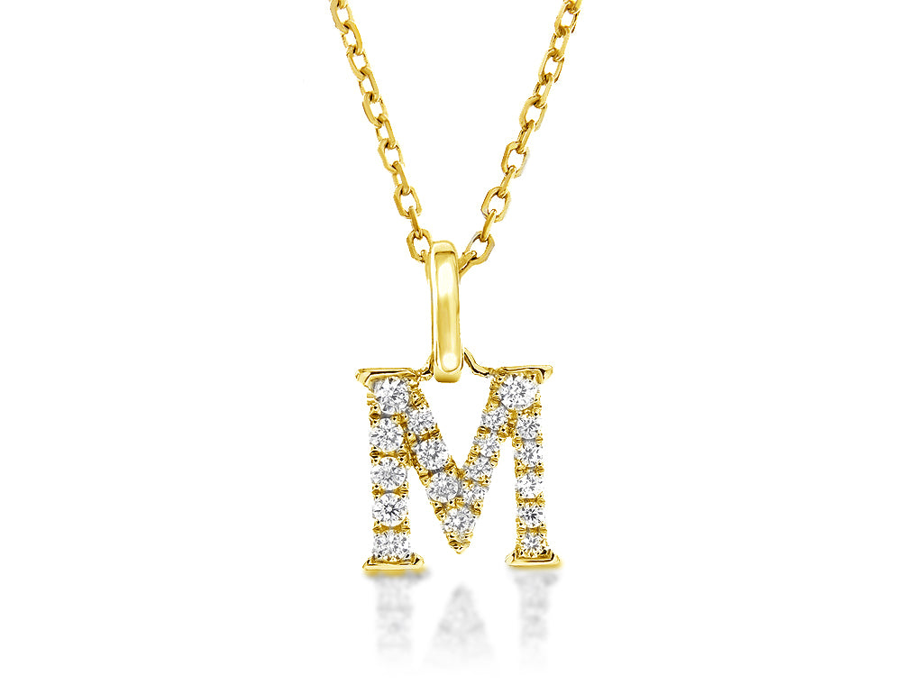 Love Letters M Necklace