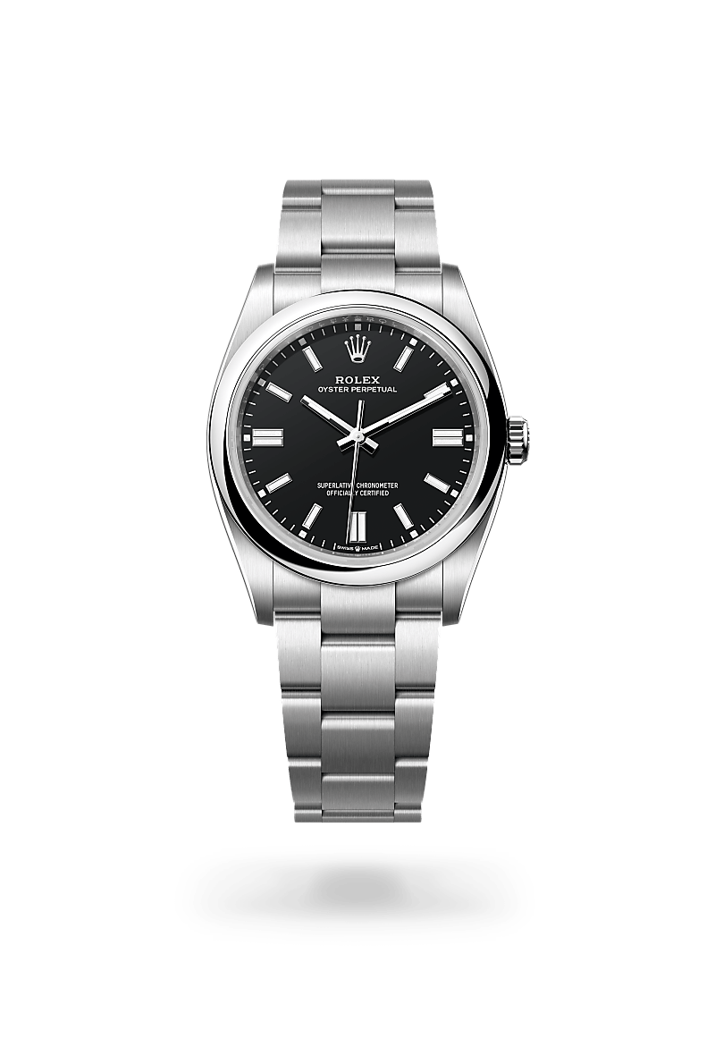 Rolex Oyster, 36 mm, Oystersteel in Oystersteel, M126000-0014 at Lunn's Jewellers