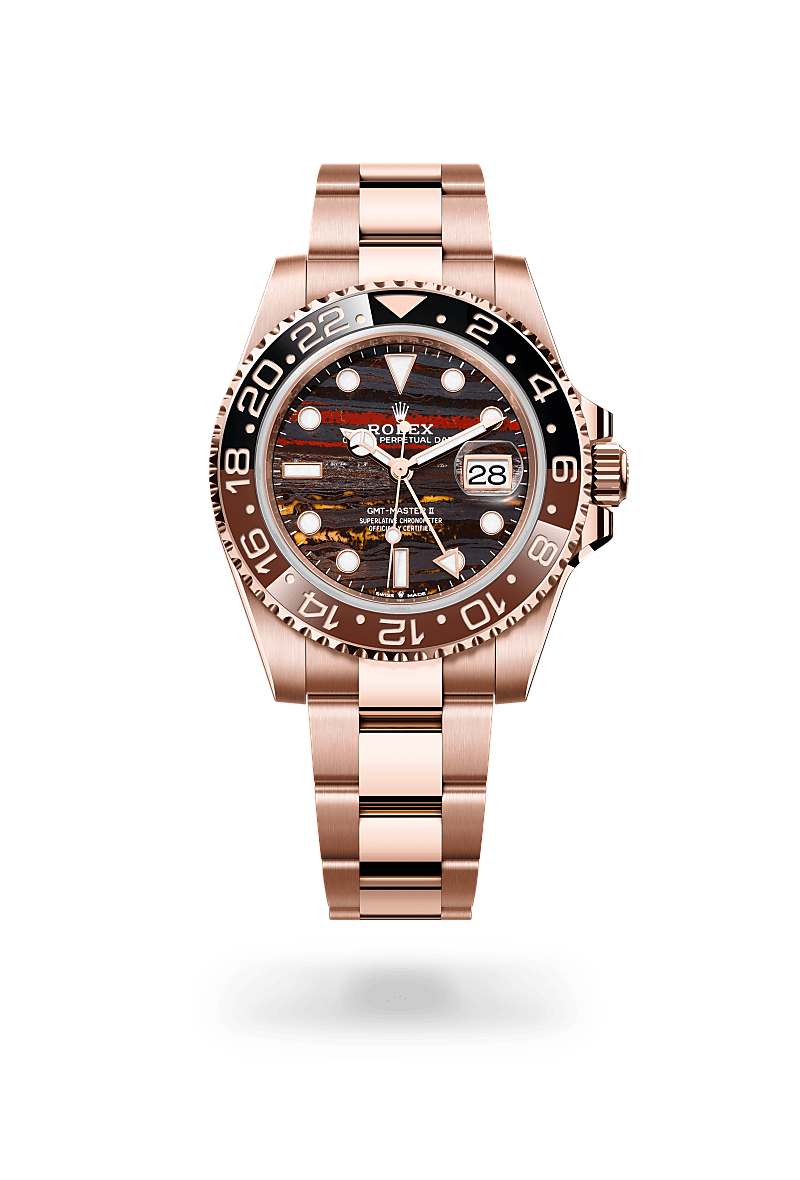 Rolex Oyster, 40 mm, Everose gold in 18 ct Everose gold, M126715CHNR-0002 at Lunn's Jewellers