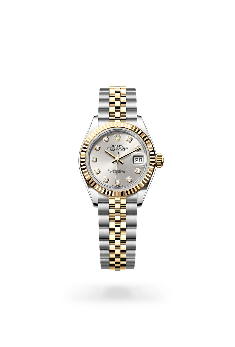 Rolex Oyster, 28 mm, Oystersteel and yellow gold in Yellow Rolesor - combination of Oystersteel and yellow gold, M279173-0007 at Lunn's Jewellers