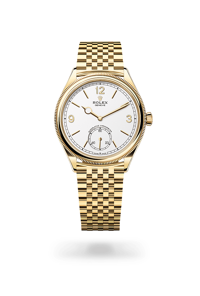 Rolex 39 mm, 18 ct yellow gold, polished finish in 18 ct yellow gold, M52508-0008 at Lunn's Jewellers
